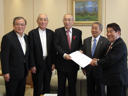 東海四県要望書全国手交